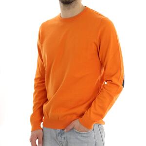 MAGLIA CON TOPPE ARANCIO